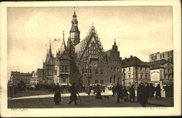 Breslau Niederschlesien Rathaus