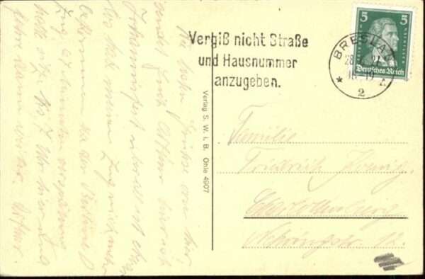 Breslau Niederschlesien Scheitnig Diana Gruppa – Bild 2