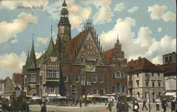 Breslau Niederschlesien Rathaus