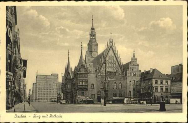 Breslau Niederschlesien Rathaus