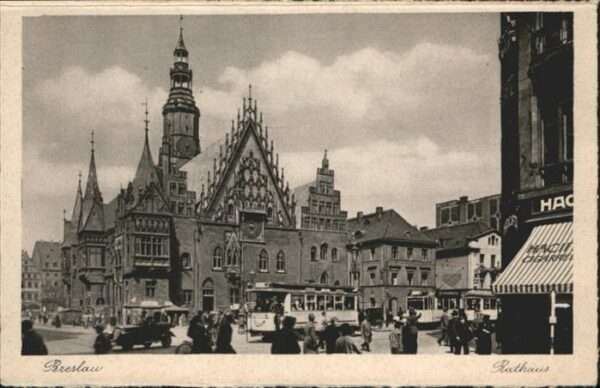 Breslau Niederschlesien Rathaus