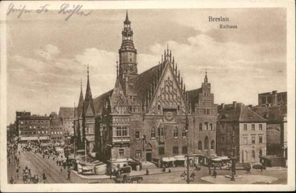 Breslau Niederschlesien Rathaus