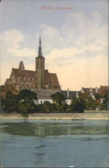 Breslau Niederschlesien Kreuz Kirche