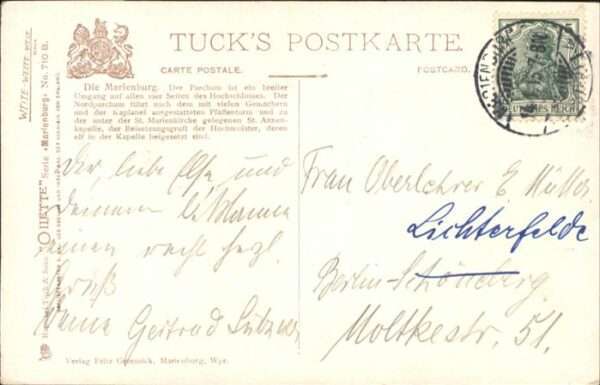 Marienburg Westpreussen St Annen Kapelle – Bild 2
