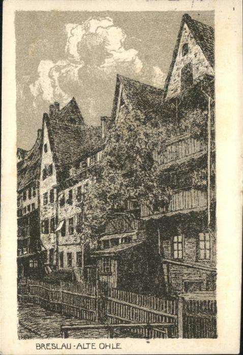 Breslau Niederschlesien Alte Ohle