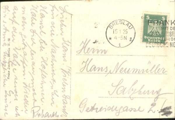 Breslau Niederschlesien Alte Ohle – Bild 2