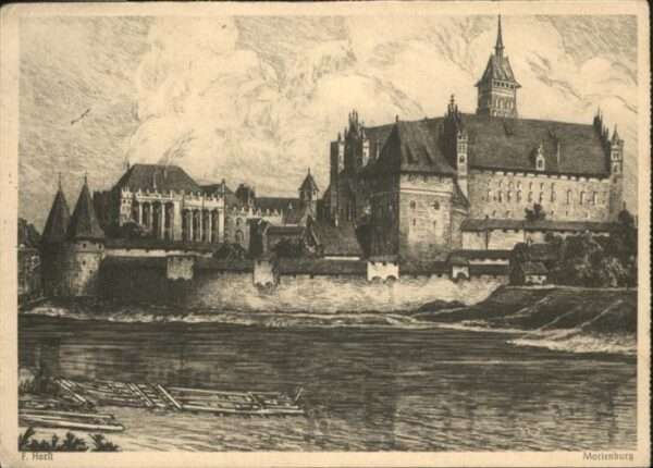 Marienburg Westpreussen Künstler F Horft