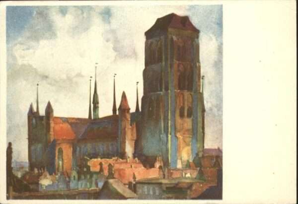 Danzig Westpreussen Marien Kirche