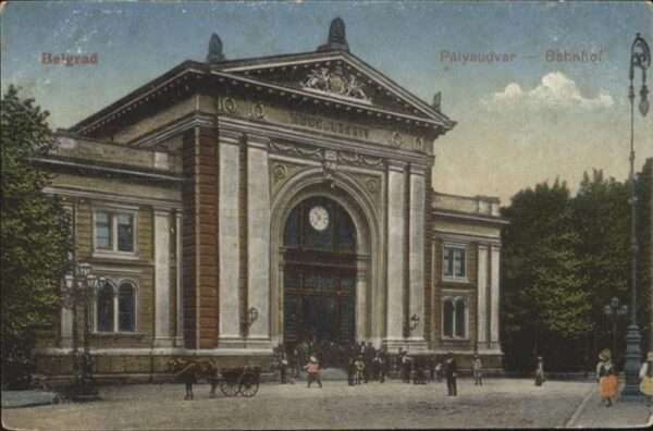 Belgrad Serbien Bahnhof Kutsche