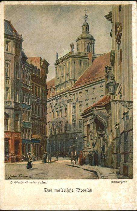 Breslau Niederschlesien Universität Künstler Günther Naumburg