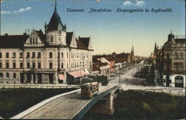Temesvar Tmisoara Brücke Strassenbahn