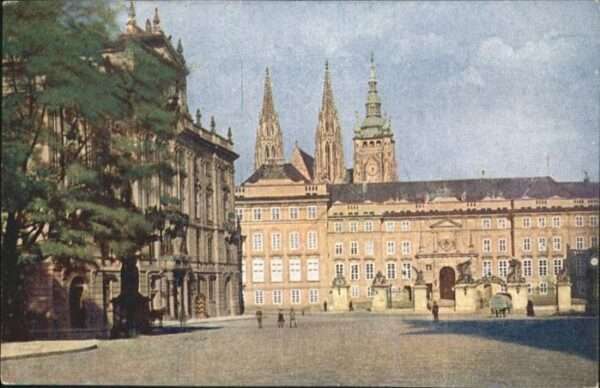Prag Prahy Prague Hradschiner Platz