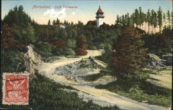 Marienbad Tschechien Boehmen Cafe Forstwarte