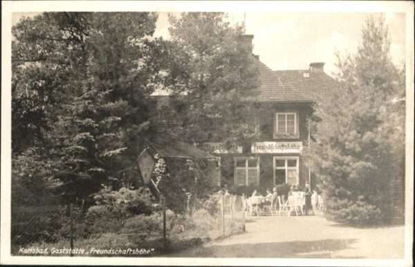 Karlsbad Eger Gaststätte Freundschaftshöhe