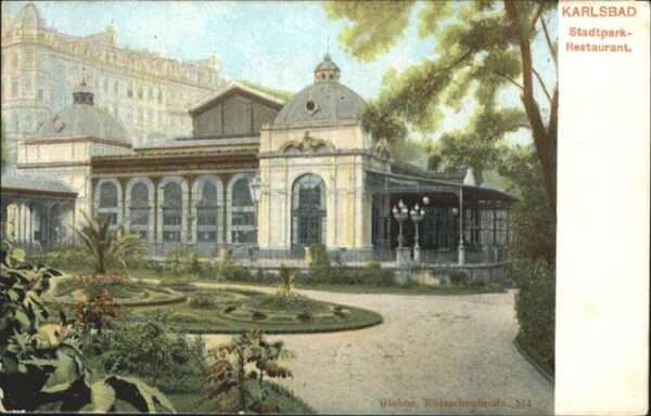 Karlsbad Eger Stadtpark Restaurant