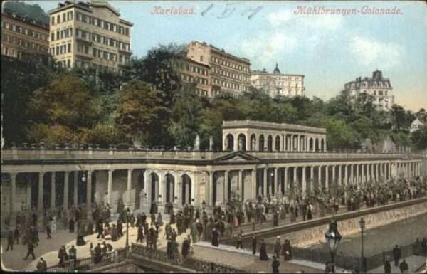 Karlsbad Eger Mühlbrunnen Colonade
