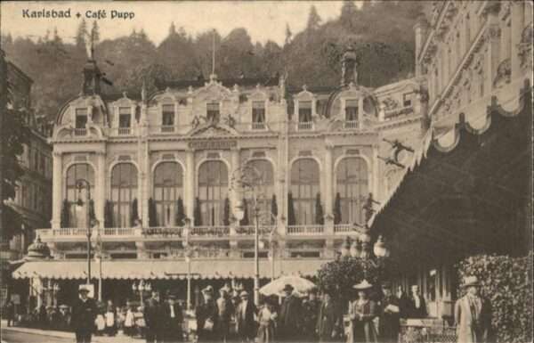 Karlsbad Eger Cafe Pupp