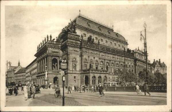Prag Prahy Prague National Theater
