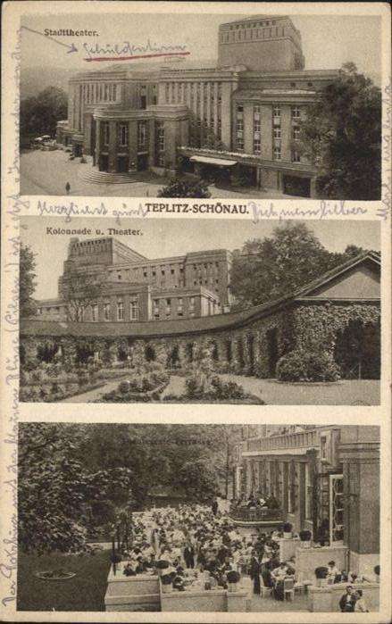 Teplitz-Schoenau Teplice Theater