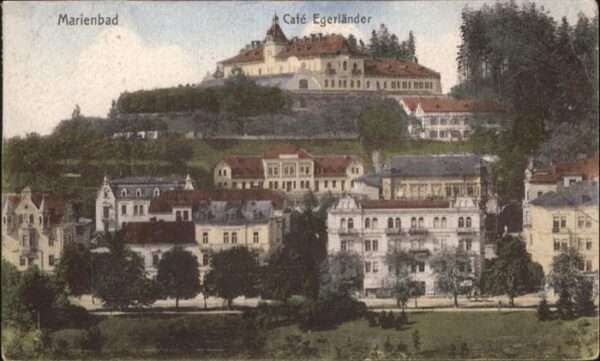 Marienbad Tschechien Boehmen Cafe Egerländer