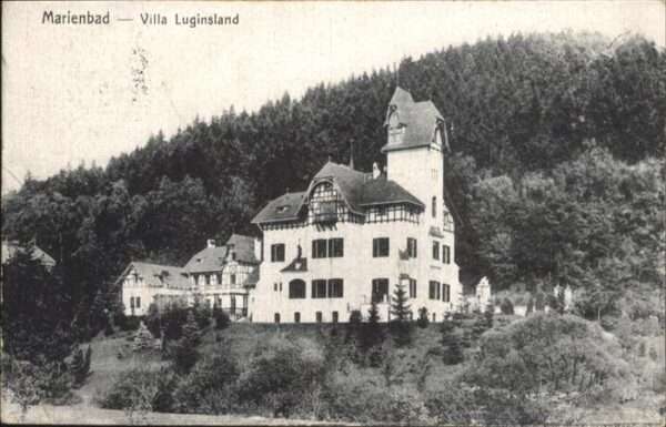 Marienbad Tschechien Boehmen Villa Luginsland