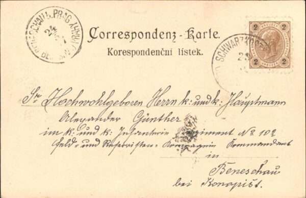 Prag Prahy Prague [Stempelabschlag] Zamek – Bild 2