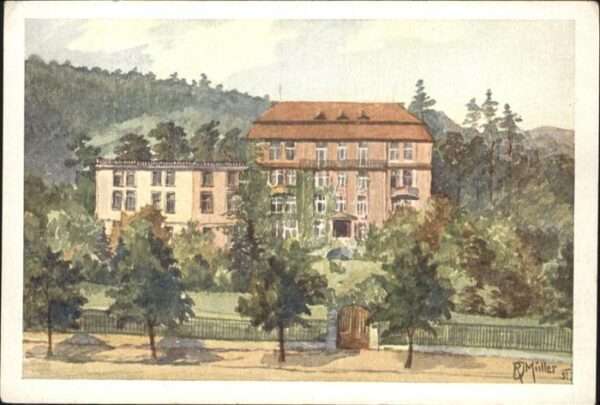 Aussig Tschechien Deutsche Blindenschule Künstler R Mülle