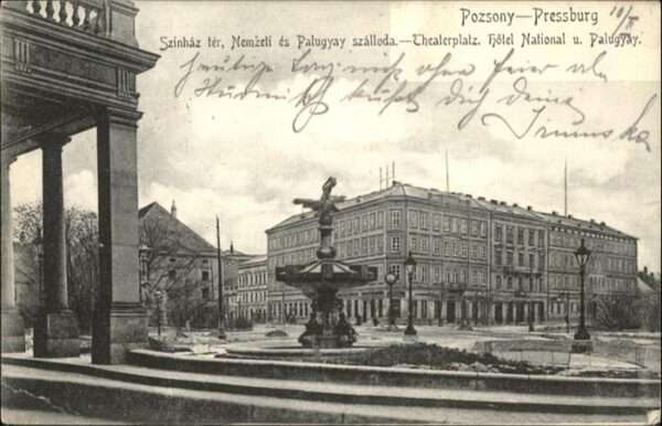 Bratislava Pressburg Pozsony Hotel National