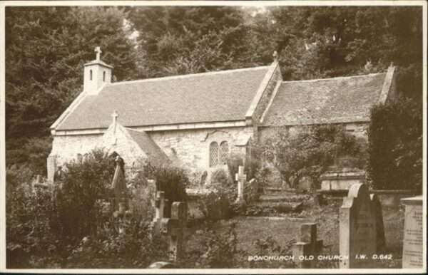 Isle of Wight UK Bonchurch old Church