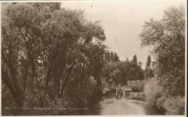 Pangbourne Lock R. Thames Fluss