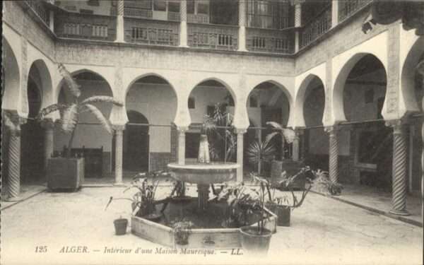 Alger Algerien Interieur d une Maison Mauresque