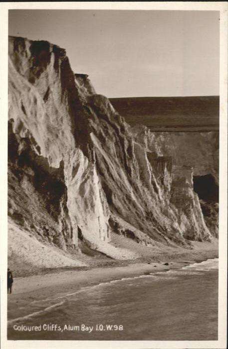 Alum Bay Isle of Wight Coloured Gliffs