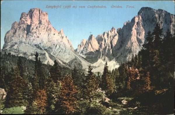 Groeden Tirol Langkofel Confinboden