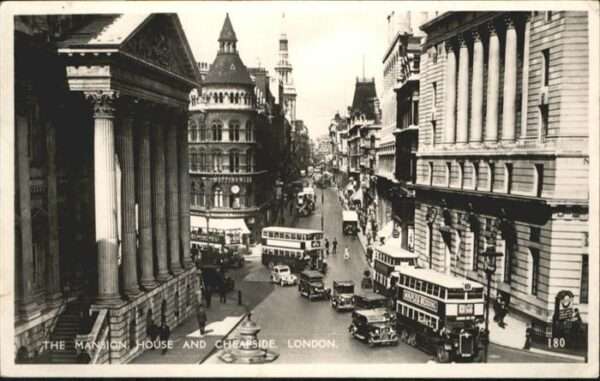 London The Mansion House Cheapside Bus