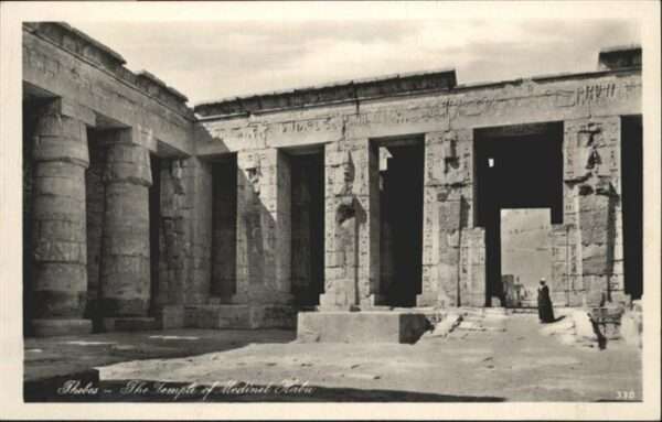 Thebes Aegypten Tempel Medinet Habu