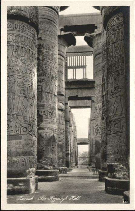 Karnak Egypt The Hyposteyle Hall