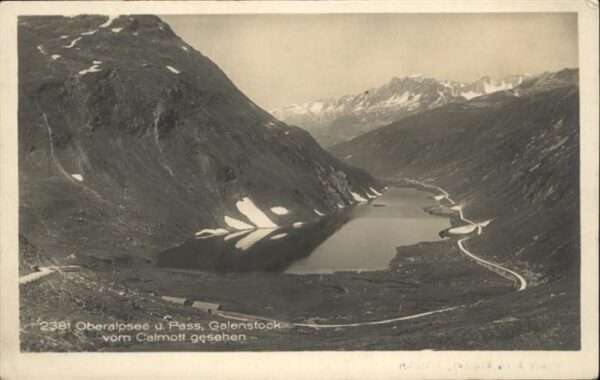 Galenstock Oberalpsee Pass Calmott
