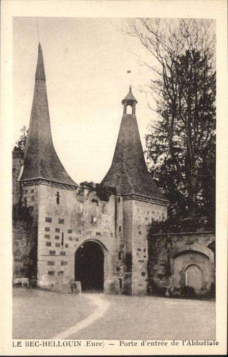 Le Bec-Hellouin Porte d Entree de l Abbatiale