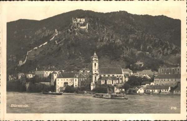 Duernstein Wachau Burg Dürnstein Dampfer Donau