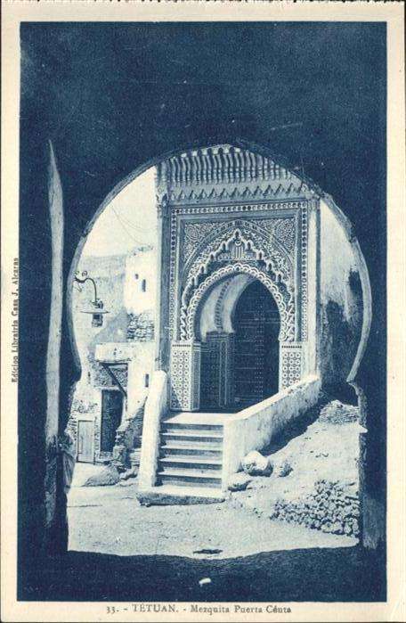 Tetuan Mezquita Puerta Ceuta