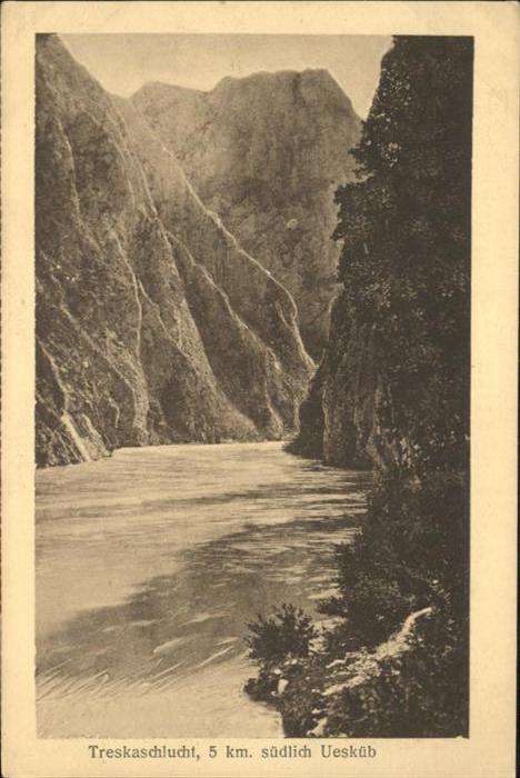 Treskaschlucht Georgien 5 km südlich Uesküb