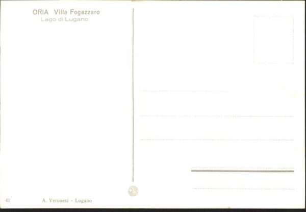 Lugano TI Oria Lago di Lugano Villa Fogazzaro – Bild 2