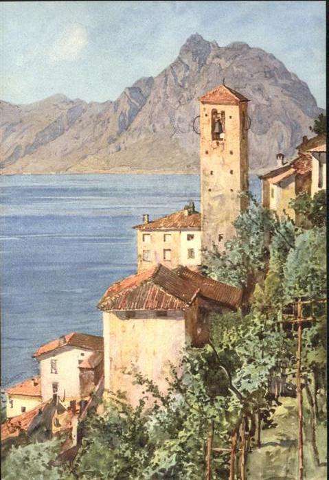 Gandria Lago di Lugano Monte San Salvatore Lago di Lugano A. V