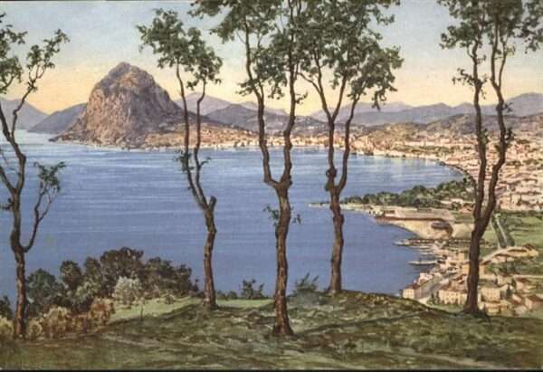 Monte Bre City Golfo di Lugano A. Veronesi