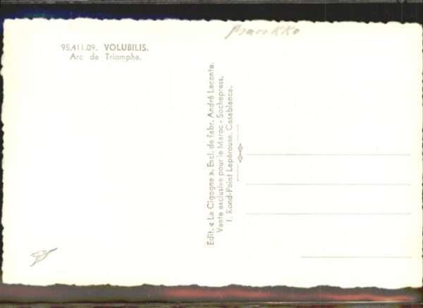 Volubilis Arc de Triomphe Triumphbogen – Bild 2