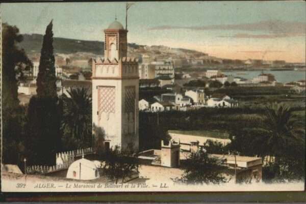 Alger Algerien Le Maravout de Belcourt et la Ville