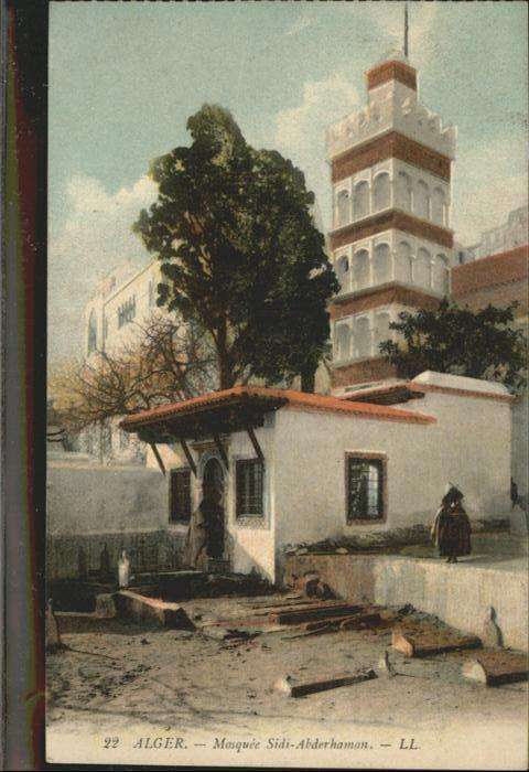 Alger Algerien Mosquee Sidi-Abderhamon