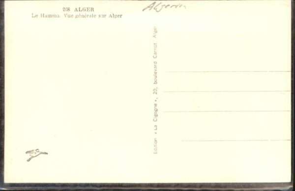 Alger Algerien Le Hamma Vue generale sur Alger – Bild 2