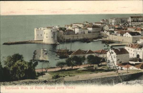 Dubrovnik Ragusa Vrata od Ploca (Ragusa porta Ploce) Haf