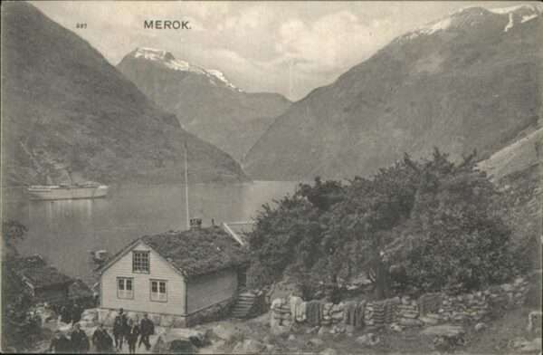 Merok Norwegen Schiff